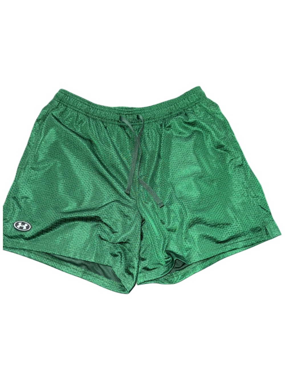 Under Armour Men's Emerald Green Athletic Mesh Shorts